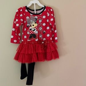 disney 2pc minnie mouse set